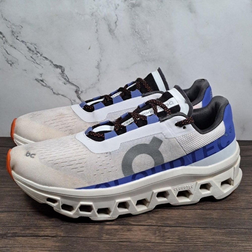 On Cloud Monster Frost Cobalt Helion Women's Size 9.5 Running Shoes